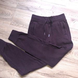 Lululemon plum joggers